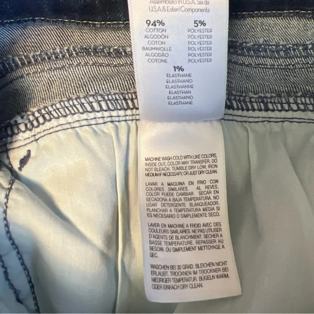 Mother Triple Stack Looker Hi Rise Tie Waist Stretch Skinny Jeans Size 31 - Picture 10 of 15